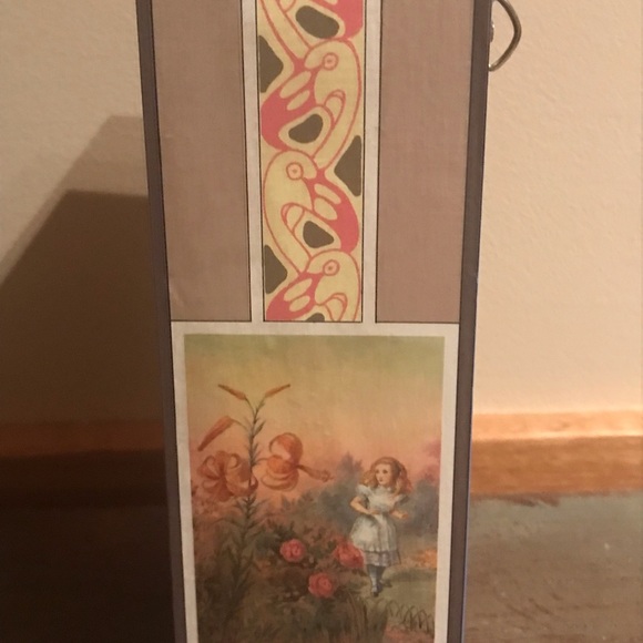 Vintage Alice in Wonderland music jewelry box Humpty Dumpty w/drawer MacMillan - Picture 4 of 5